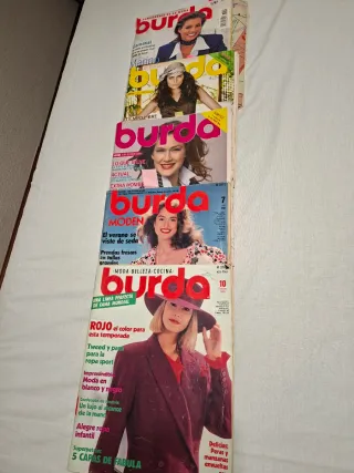 Revista burda, 10 € EL LOTE