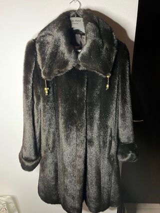Cappotto Tyber pelliccia sintetica marrone