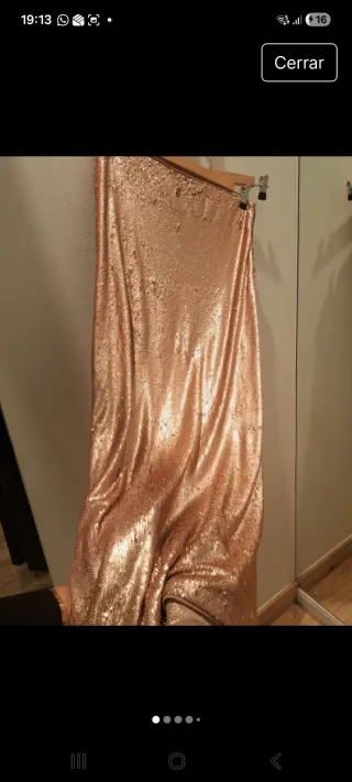 Falda Zara Lentejuelas