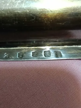 Bandeja chapado Plata Alemania 2ªGM 385 gramos