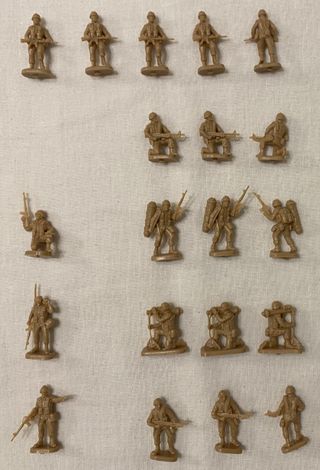 Maquetas. Soldados USA. 1/72. ESCI (I)