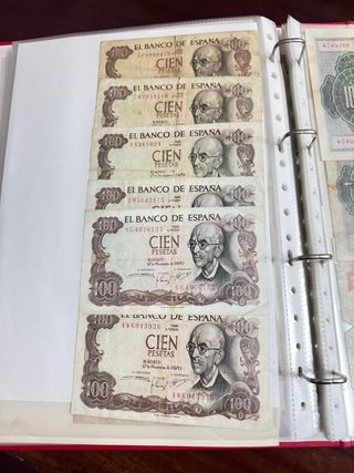 Coleccion de Billetes Antiguos España