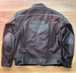 Chaqueta Harley Davidson Cordura Piel Talla XXXL