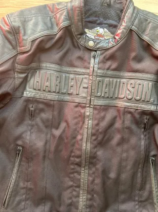 Chaqueta Harley Davidson Cordura Piel Talla XXXL
