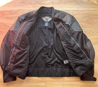 Chaqueta Harley Davidson Cordura Piel Talla XXXL