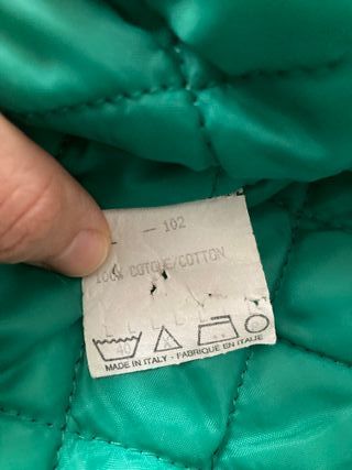 Chaleco vintage CLARK verde y cuadros Talla M