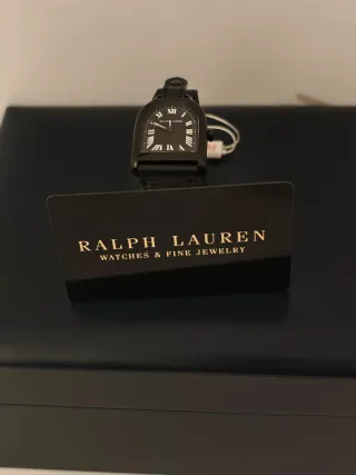 Reloj Ralph Lauren Stirrup Negro