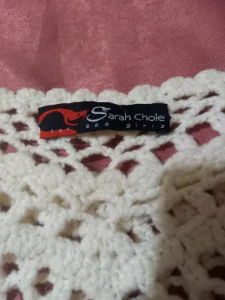 Abito uncinetto lana panna