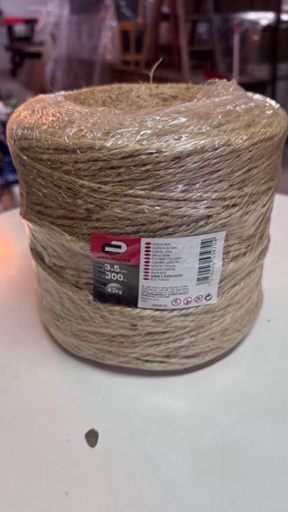 Cordel de sisal 3.5mm x 300mts