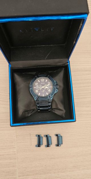 Orologio Guess Uomo Blu e Viola