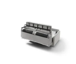 Sofá cama 3 plazas gris a estrenar