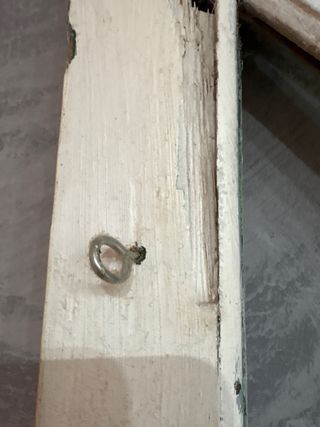 Puerta antigua cabezal madera