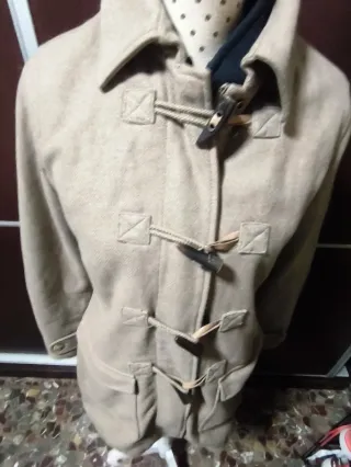 Trenca Massimo Dutti Beige Talla M