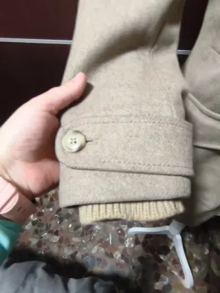 Trenca Massimo Dutti Beige Talla M