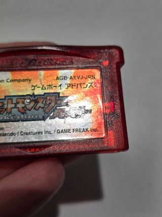 Pokemon Rubi Jap - Game Boy Advance rubí