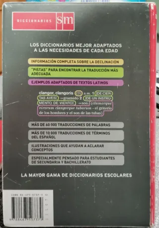 Latín. Diccionario didáctico