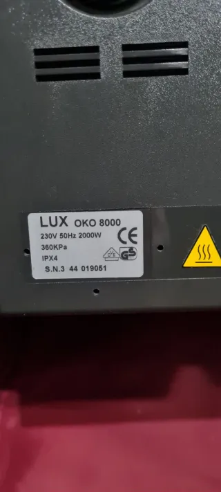 Vaporeta LUX ECOLUX 8000 con accesorios