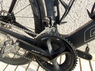 Bicicleta Carretera Giant Negra Mate Carbono