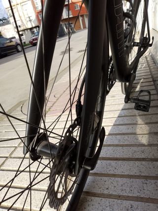 Bicicleta Carretera Giant Negra Mate Carbono