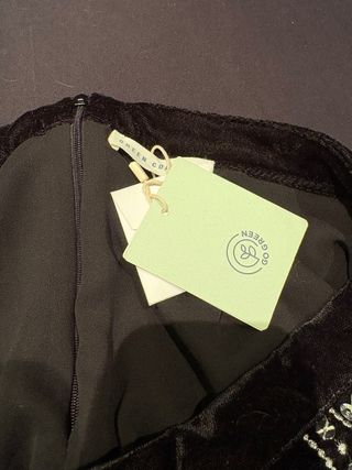 Falda terciopelo con lentejuelas