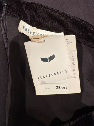 Falda terciopelo con lentejuelas