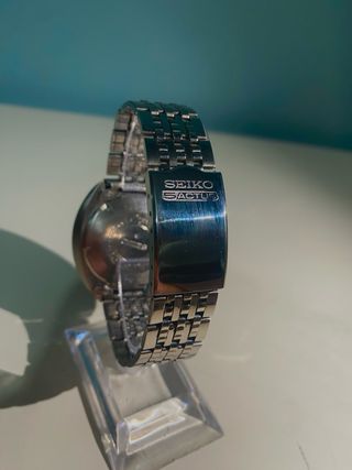 Reloj Vintage Seiko 5 Actus SS 6106-7470 Azul