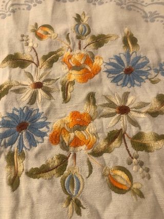 Coperta con disegno floreale