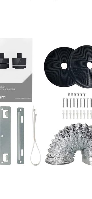 Campana Extractora Ciarra Negra Nueva