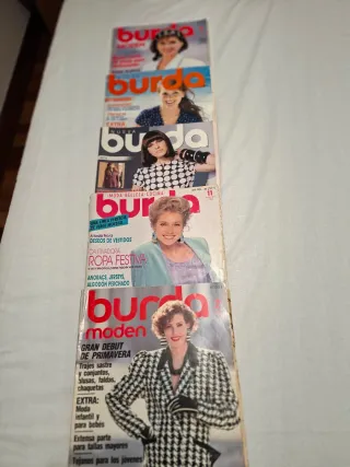 Revista patrones burda el lote 10€