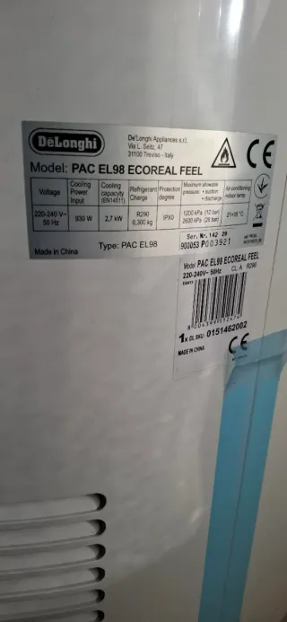 Aire Acondicionado Portátil DeLonghi Pinguino