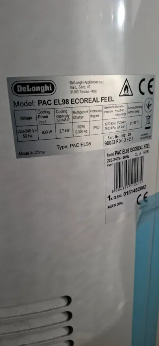 Aire Acondicionado Portátil DeLonghi Pinguino