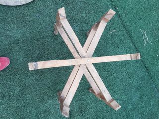 Mesa de té árabe antigua