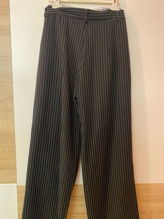 Pantaloni donna gessati Azaka
