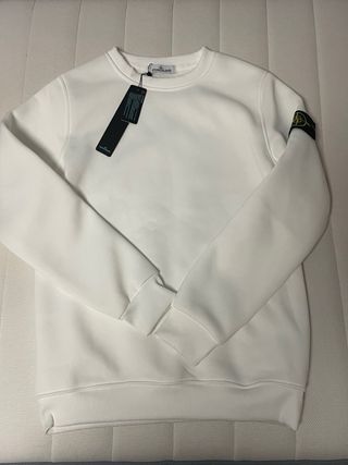 Sudadera Stone Island Blanca