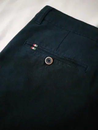 PANTALÓN VESTIR Vespita Talla L 46 azul marino
