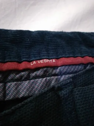 PANTALÓN VESTIR Vespita Talla L 46 azul marino