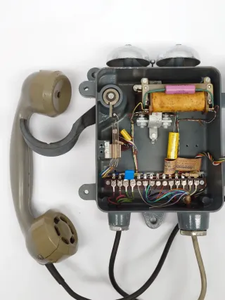 Telefono bunker Zellweger grigio