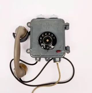 Telefono bunker Zellweger grigio