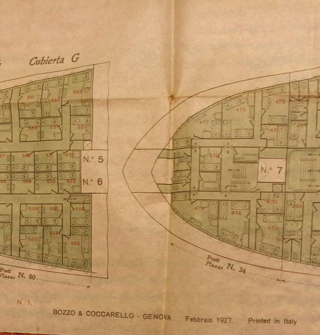 Plano de barco NGI Augustus 1927
