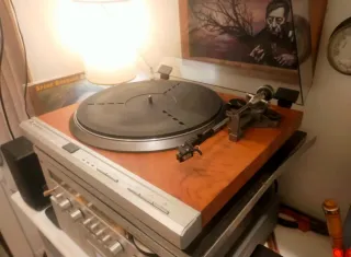 Mitsubishi quartz giradischi restaurato 100%