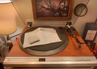 Mitsubishi quartz giradischi restaurato 100%