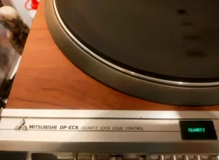 Mitsubishi quartz giradischi restaurato 100%