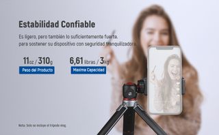 Mini trípode Neewer con cabezal esférico de metal