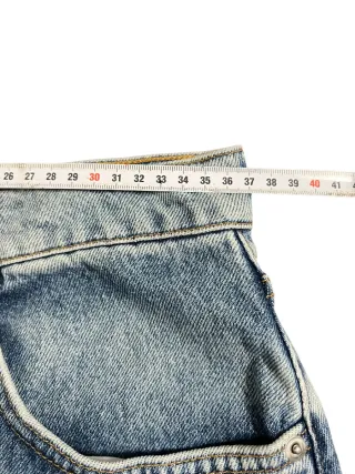 Falda vaquera larga con abertura