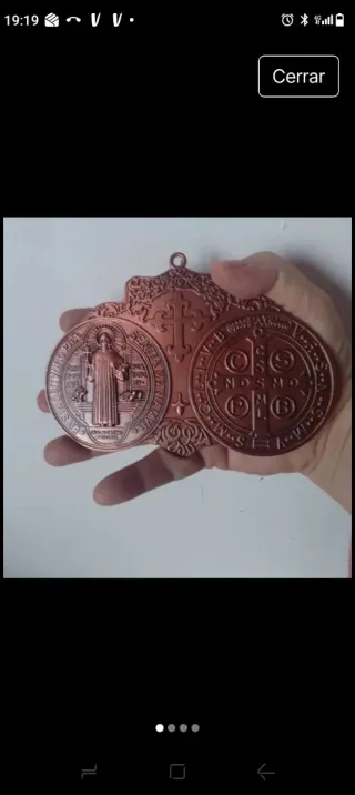 Placa San Benito Doble 14.6cm