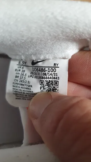 Nike Air Force 1 GS Zapatillas Blancas