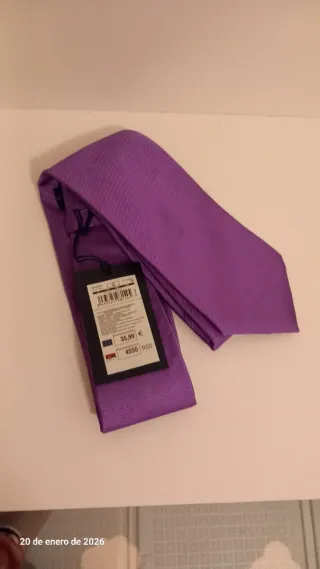 Corbata Cortefiel Morada