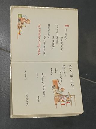 Libro Primera Comunión Años 80