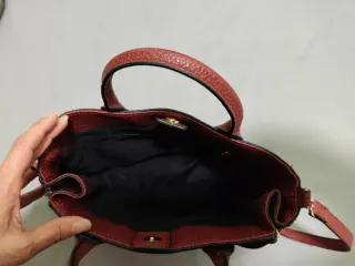Bolso bandolera granate