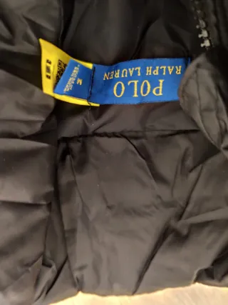 Polo Ralph Lauren Abrigo Puffer Negro Talla M